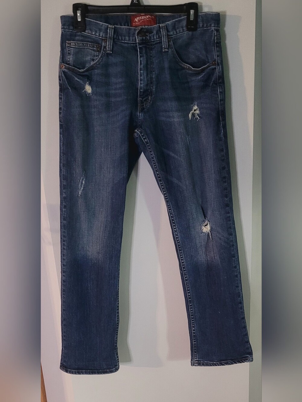 Juniors Arizona Slim Stright Leg Blue Jeans